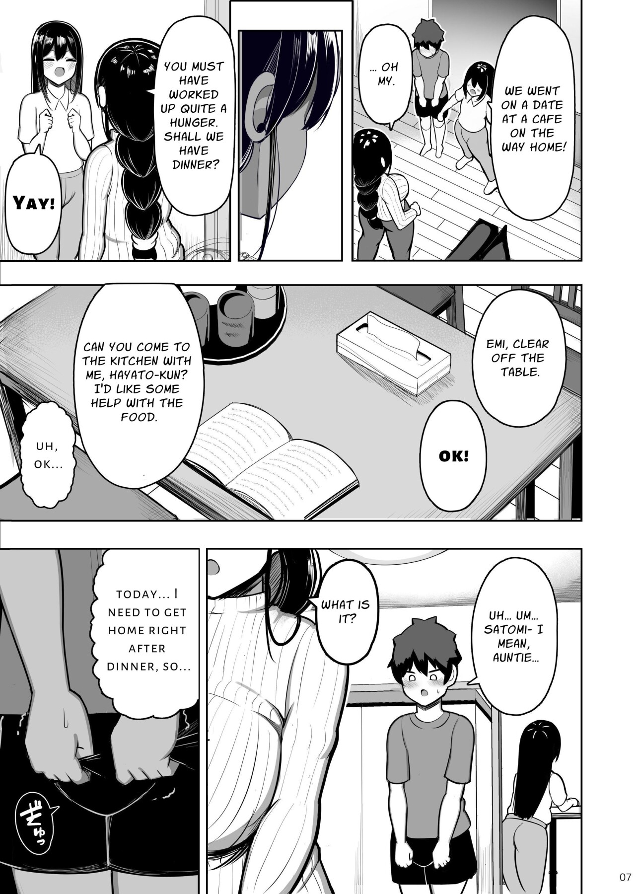 Hentai Manga Comic-Ara Ara Mama and Her Daughter's Boyfriend-Read-7
